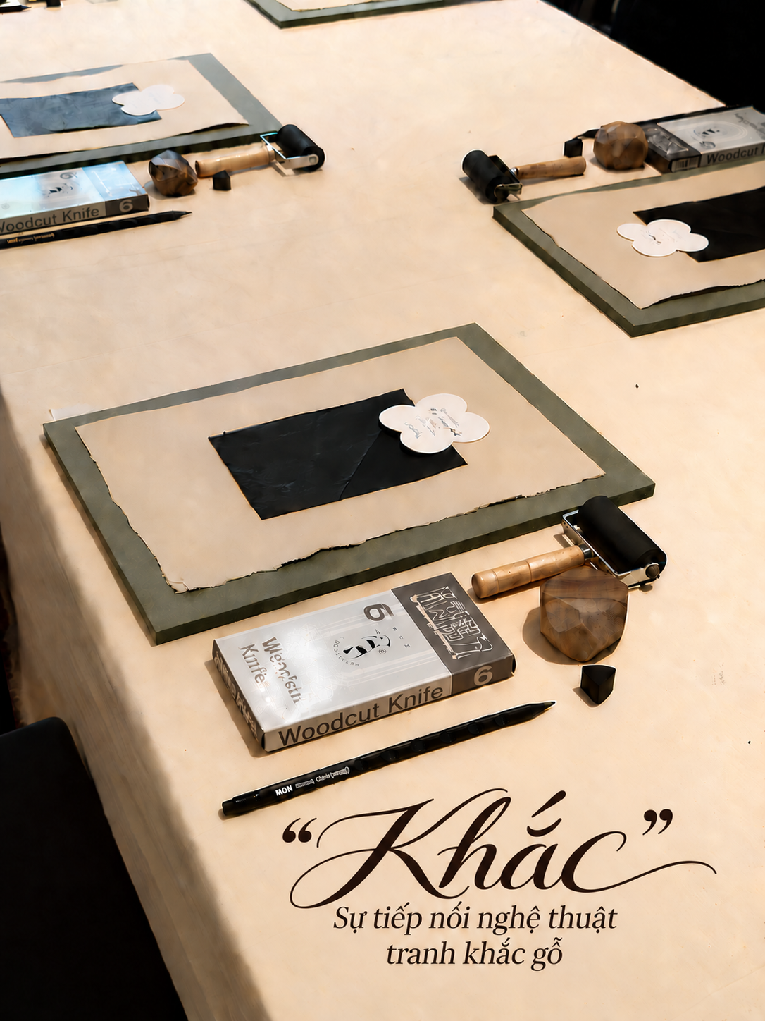 "KHẮC": SỰ TIẾP NỐI NGHỆ THUẬT TRANH KHẮC GỖ