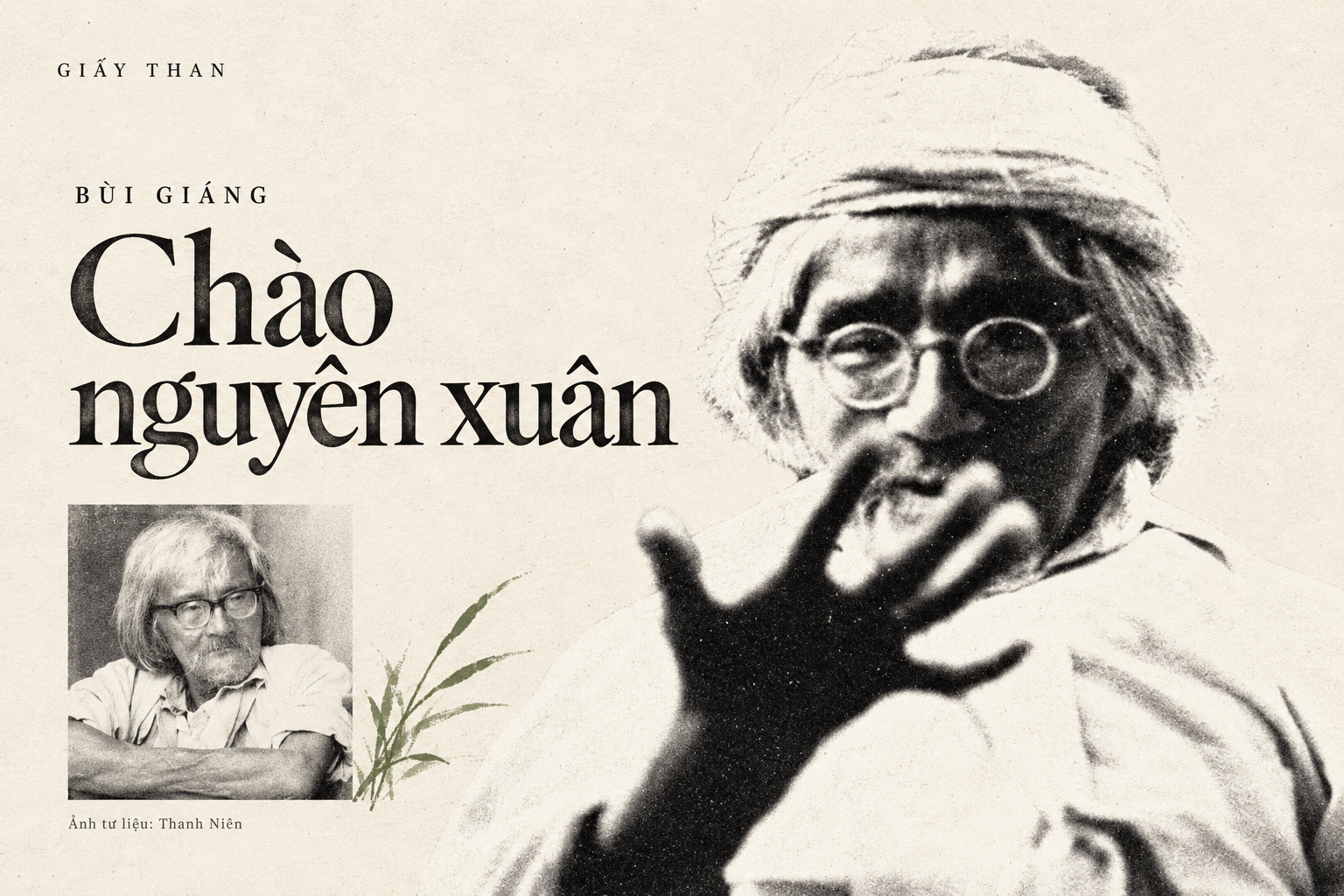 LỜI "CHÀO NGUYÊN XUÂN" CỦA BÙI GIÁNG